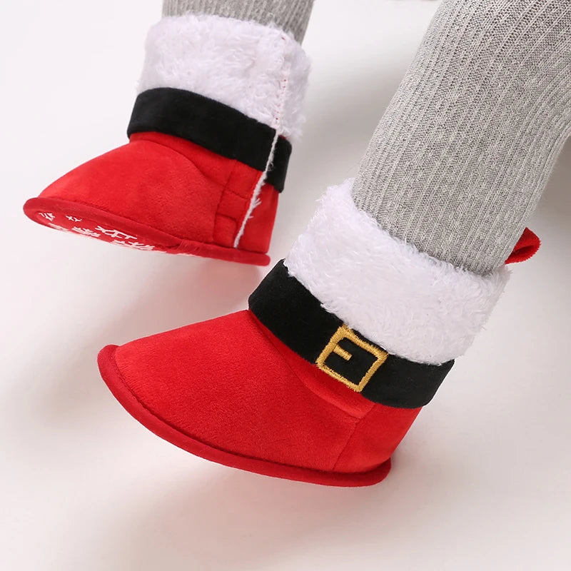 Christmas Newborn Baby Shoes