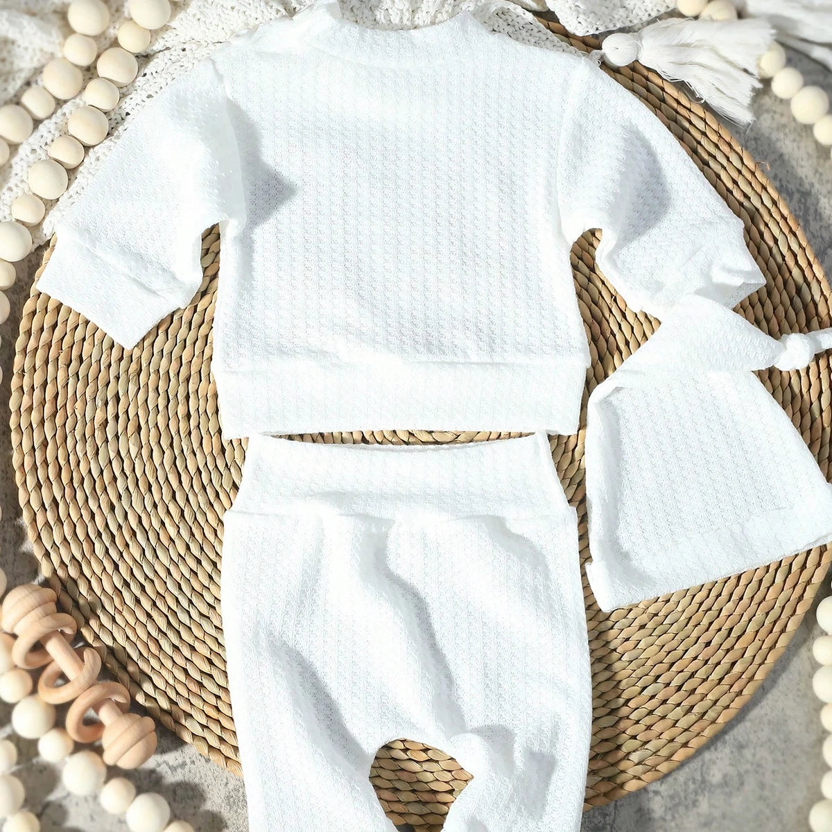 "Hello" Embroidery Newborn Set