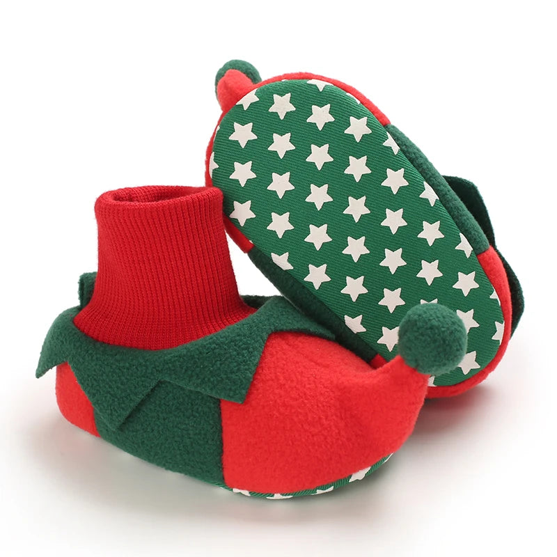 Christmas Newborn Baby Shoes