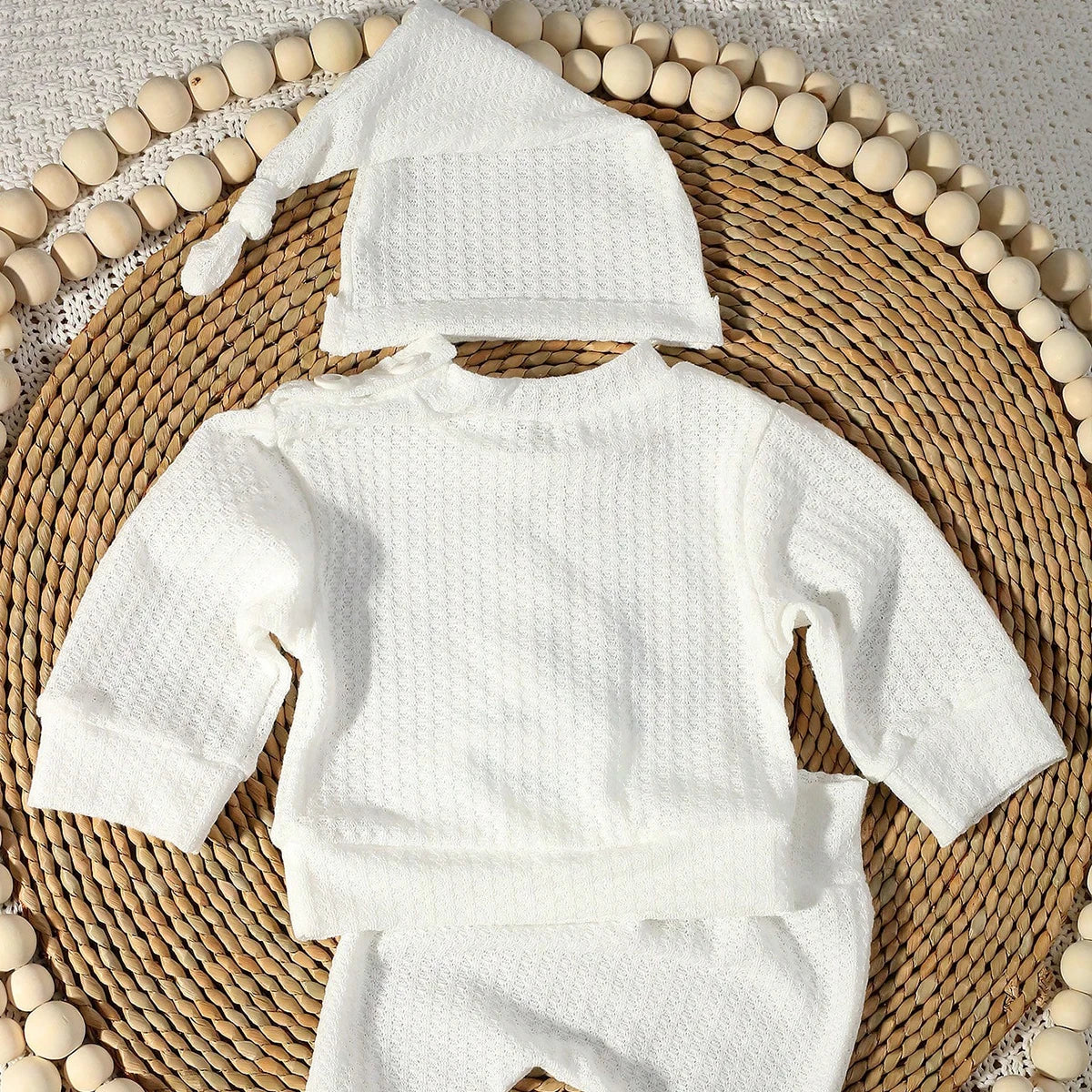"Hello" Embroidery Newborn Set