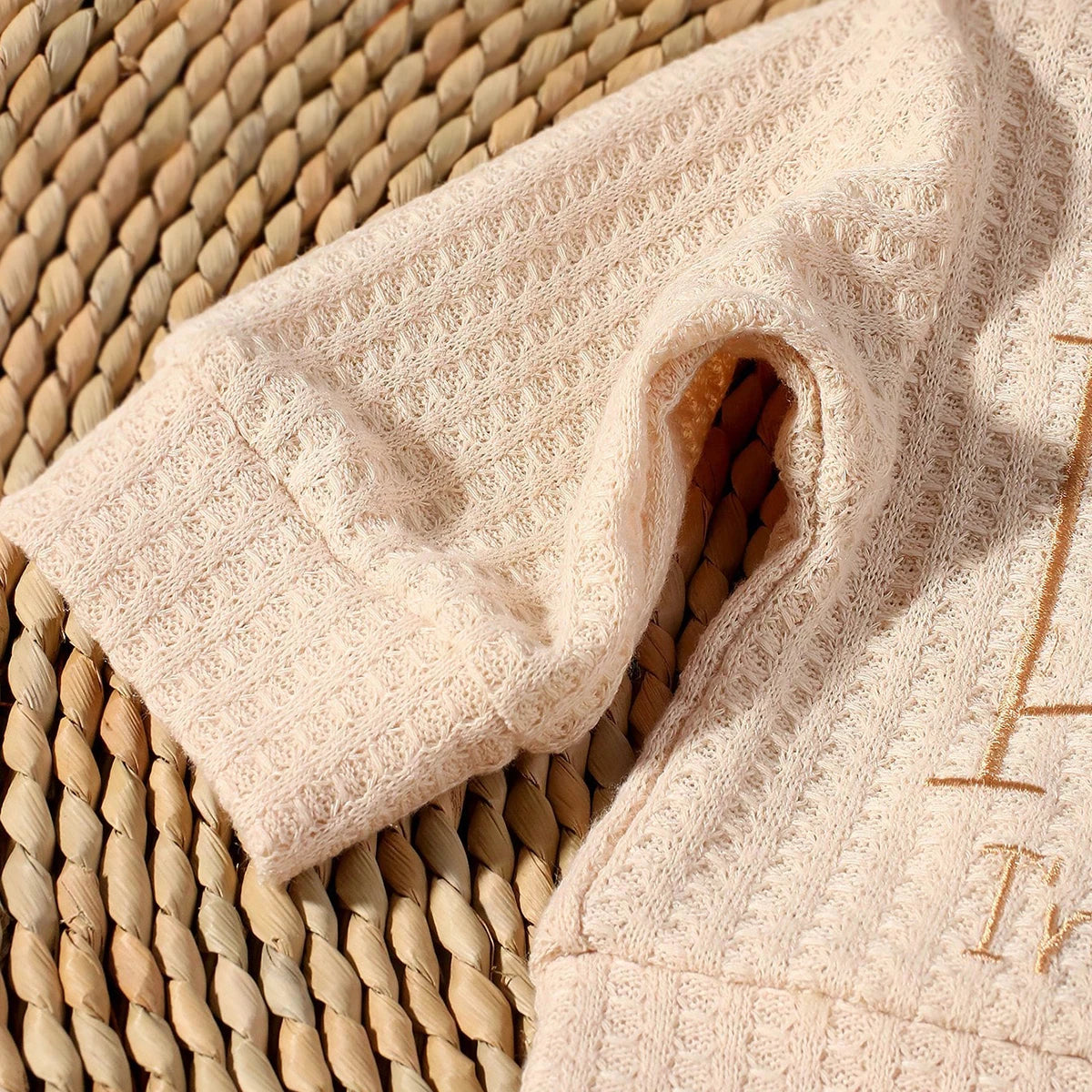 "Hello" Embroidery Newborn Set