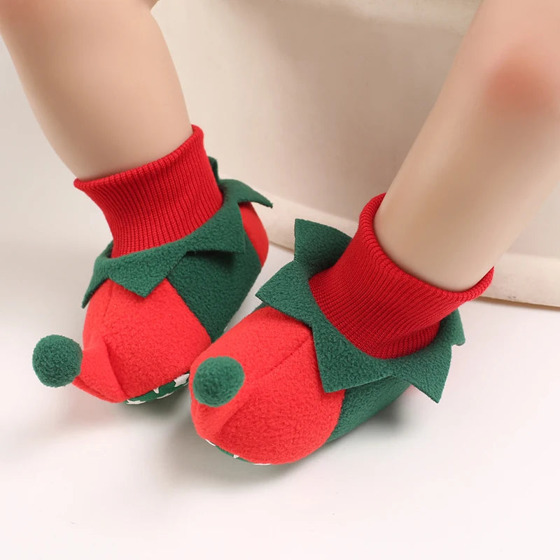 Christmas Newborn Baby Shoes