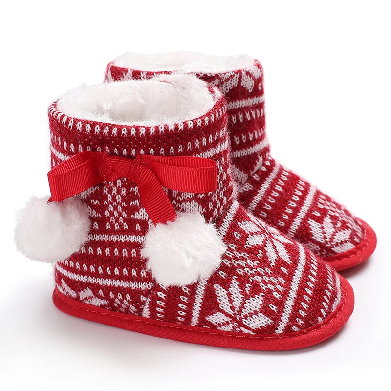 Christmas Newborn Baby Shoes