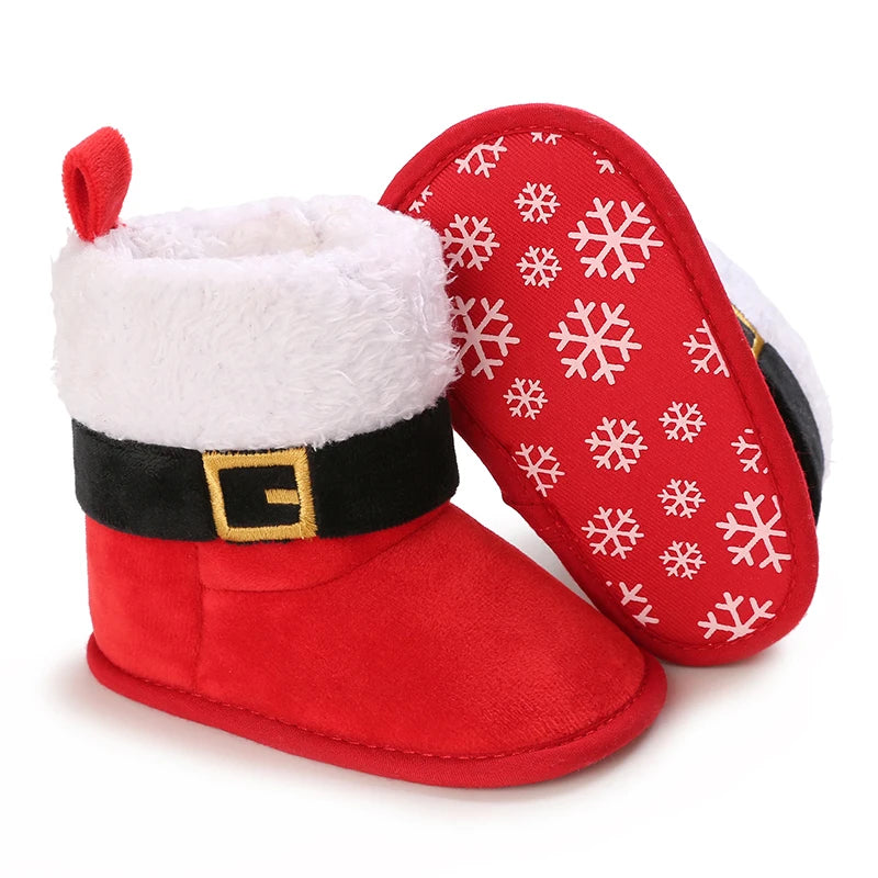Christmas Newborn Baby Shoes
